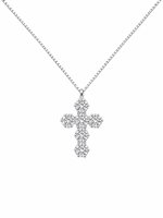 Collar Comete Mujer Croci in Oro blanco Diamante GLB609